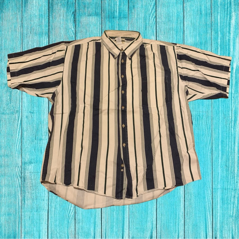 Review By Baxter Vintage 1980’s 1990’s Button Up Down Shirt Grandpa Dad Core